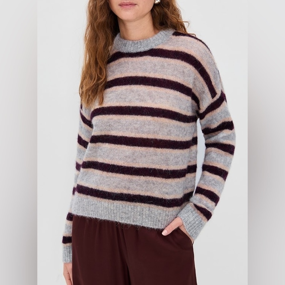NWT Madewell Alpaca Blend Striped Sweater